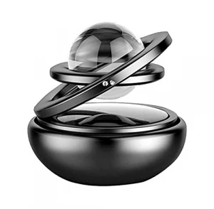 double-ring-crystal-auto-rotate-solar-car-perfumes-and-fresheners-black